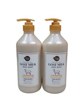 Aekyung Shower Mate 2 pks Goat Milk Body Wash Jumbo 27oz Nourishing